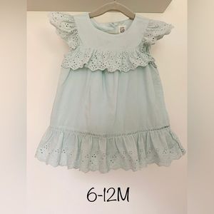 6-12M baby dress.  Stain free. Pet free. Smoke free.